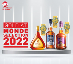 Allied Blenders strikes ‘3 Gold’s’ at the Monde Selection Quality                                 Awards 2022